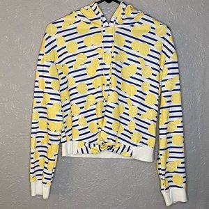 Cute lemon light hoodie kids size large